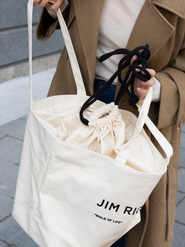 JIM RICKEY DOUBLE TOTE OFFWHITE