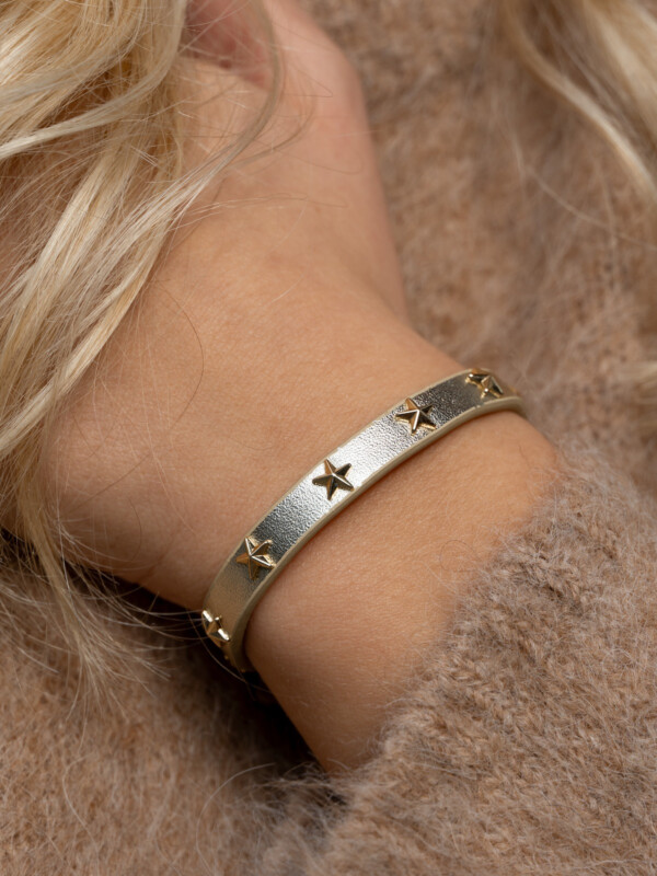 Star Stud bracelet mini Gold Metallic