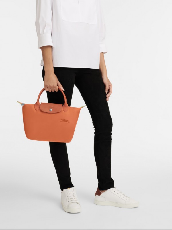 Le Pliage green top handle S Carrot