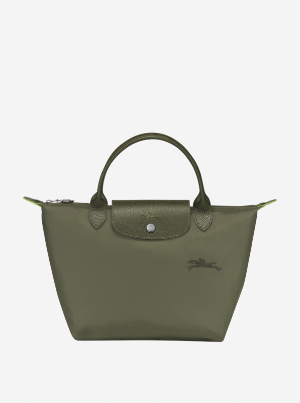 Le Pliage green top handle bag S Forest green