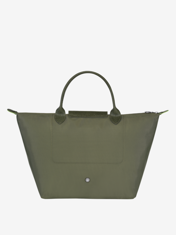 Le Pliage Green Top Handle bag M Forest green