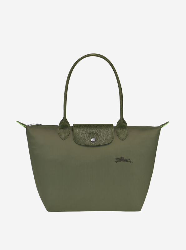 Le Pliage green Shoulder M forest green