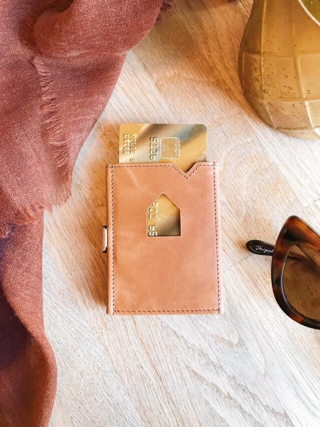 Leather Wallet Sand