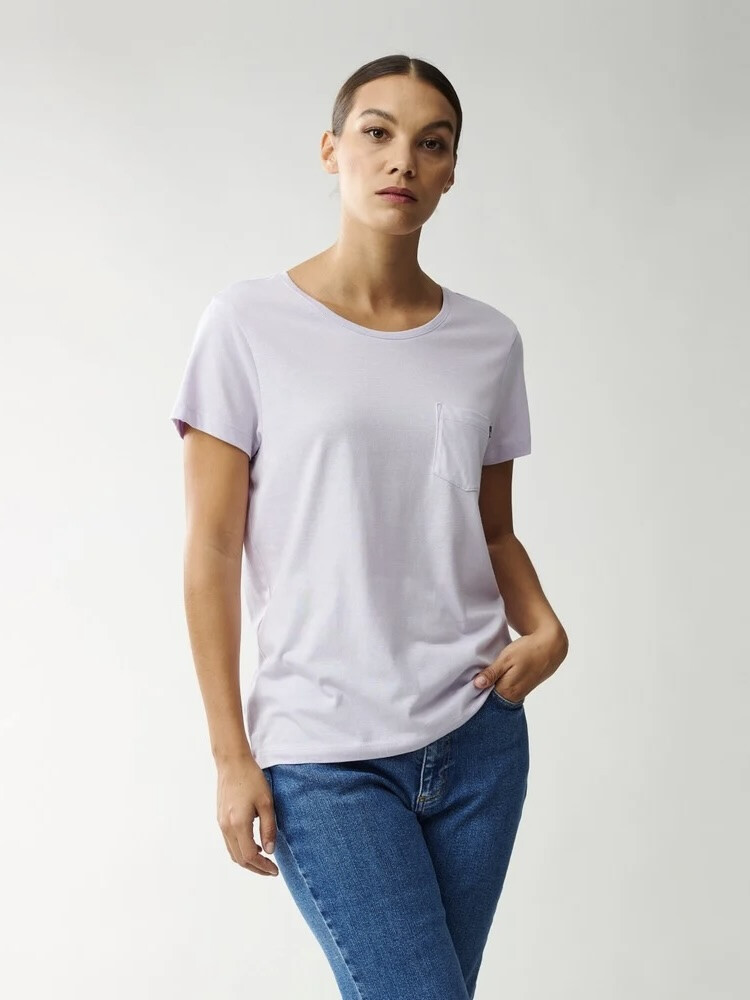 ASHLEY JERSEY TEE LILAC