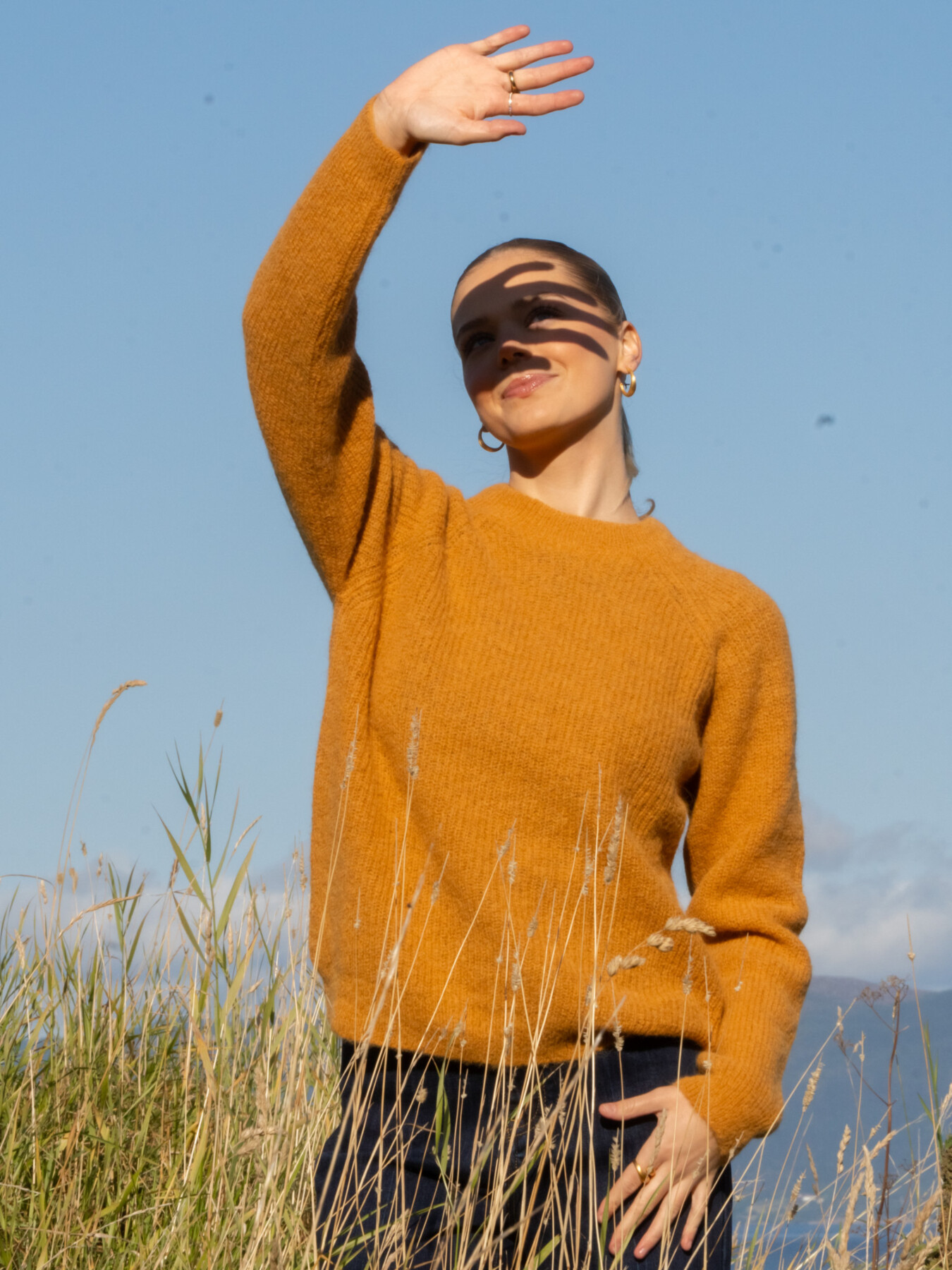 SIRI ALPACA BLEND SWEATER YELLOW