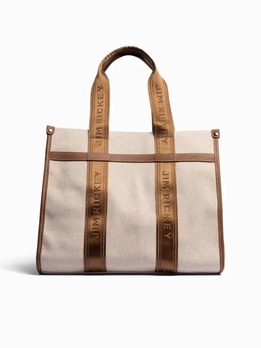 JIM RICKEY CALI TOTE OFFCOGNAC