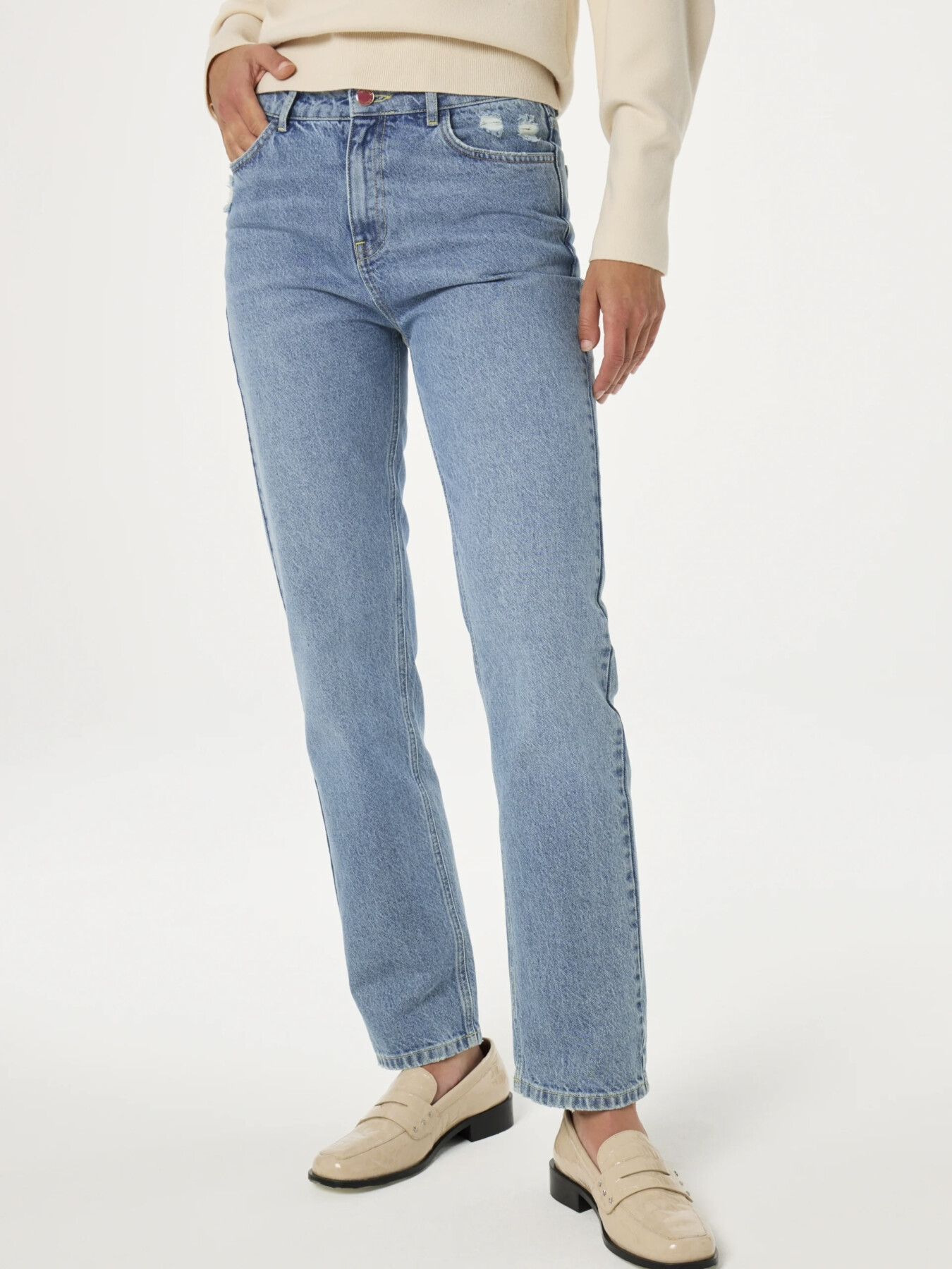 LOLA STRAIGHT JEANS MEDIUM AGED