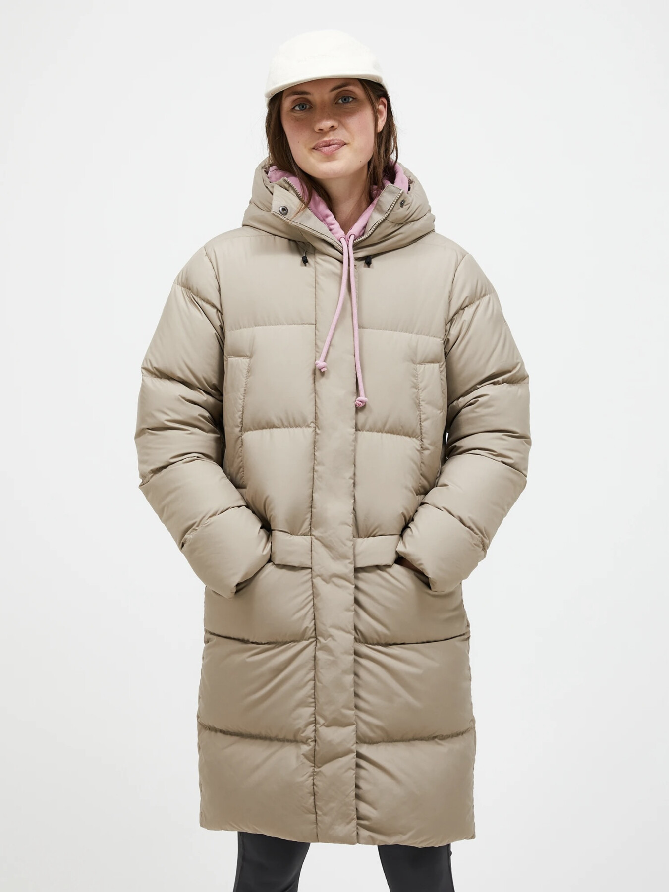 W QUIVER DOWN PARKA AVID BEIGE