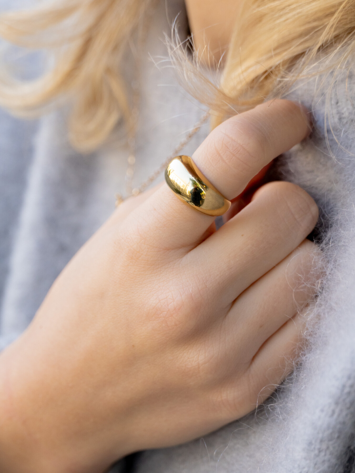 CHUNKY RING gold