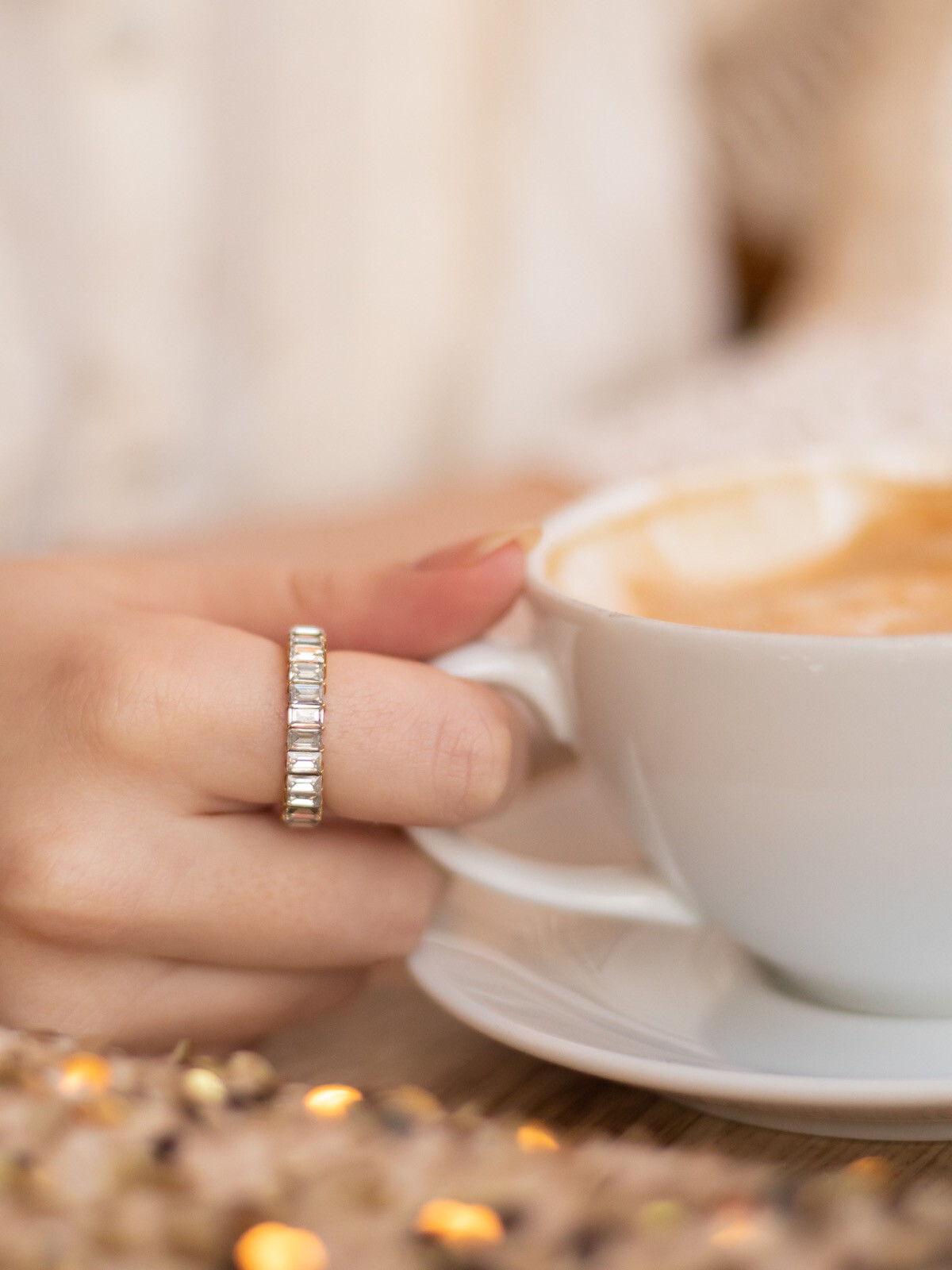 Baguette Crystal Ring Crystal