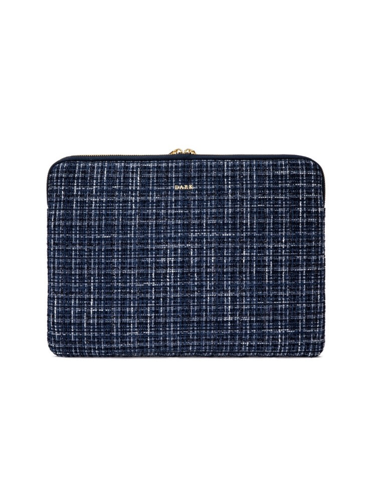 TWEED MAC COVER NAVY BLUE