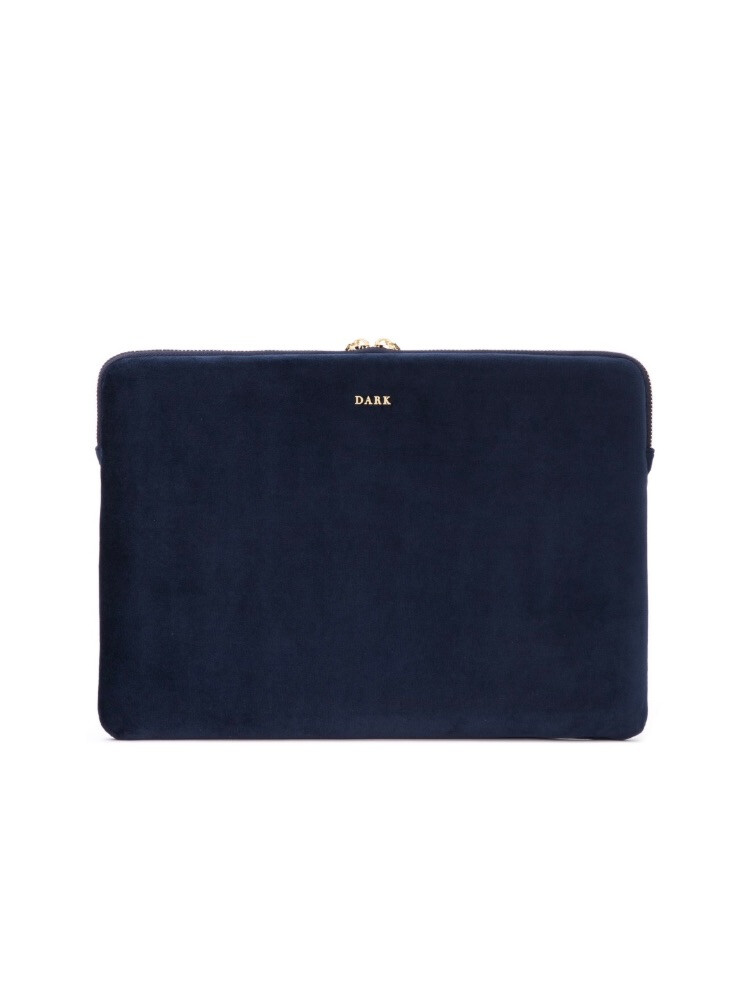 VELVET MAC COVER NAVY BLUE