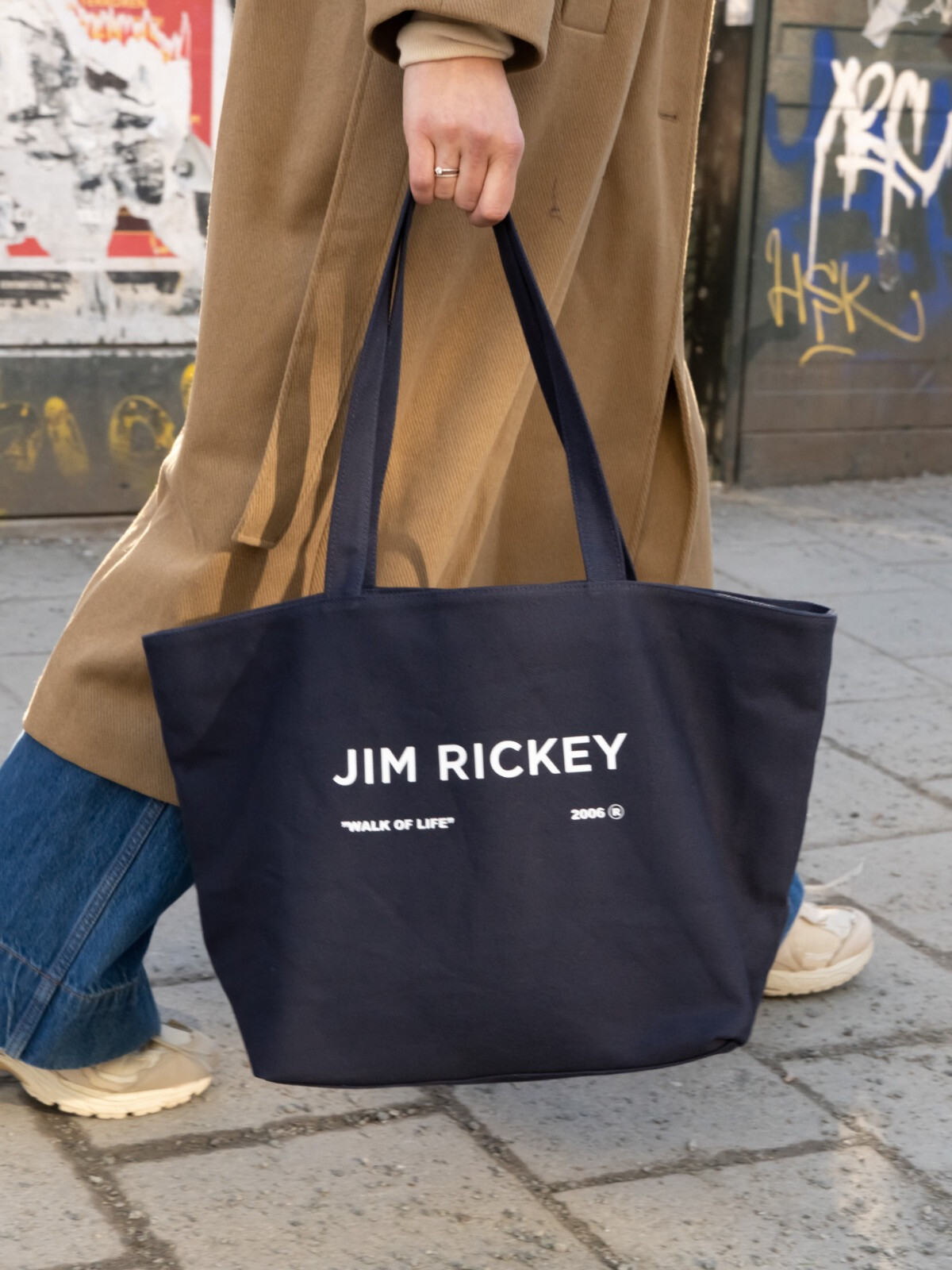 JIM RICKEY DOUBLE TOTE NAVY