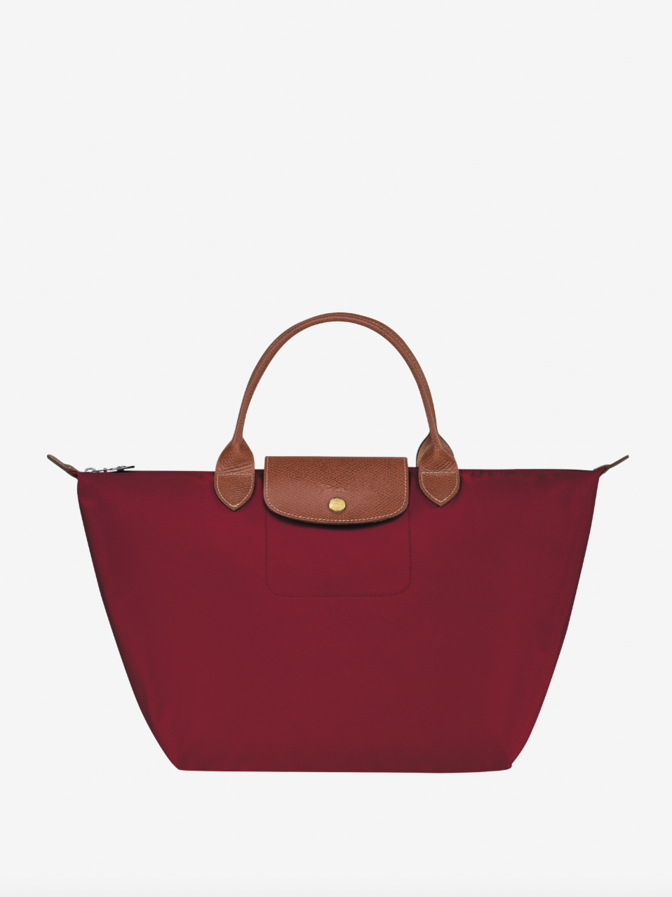 Le Pliage Top Handle Bag M rouge