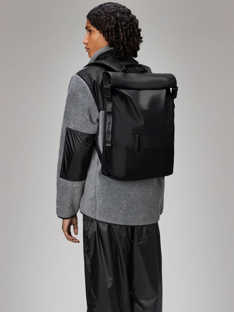 TRAIL ROLLTOP BACKPACK W3 BLACK