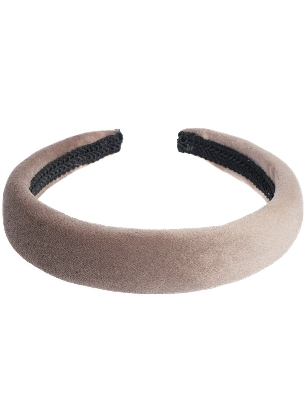 VELVET HAIRBAND WARM TAUPE